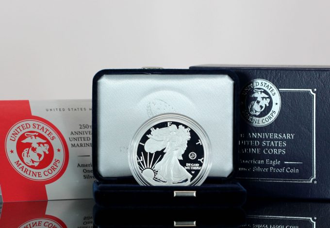 CoinNews photo 2025-P 250th Anniversary U.S. Marine Corps Proof American Silver Eagle