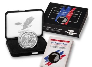 2026-W Proof American Platinum Eagle Launches Marking Declaration of Independence Mint Product image 2026-W Proof American Platinum Eagle