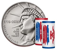 Mint image Enduring Liberty 2026 Half Dollar Two-Roll Set