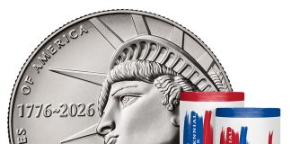 U.S. Mint Pricing Update Published in Federal Register Mint image Enduring Liberty 2026 Half Dollar Two-Roll Set