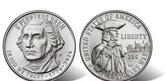1776-2026 Semiquincentennial Revolutionary War Quarter Enters Circulation 1776-2026 Semiquincentennial Revolutionary War Quarter - Obverse and Reverse