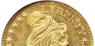 Early Gold, Shipwreck Ingots Lead Heritage’s U.S. Coins Auction, March 26-28 1796/5 BD-1 Half Eagle, MS64