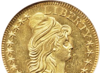Early Gold, Shipwreck Ingots Lead Heritage’s U.S. Coins Auction, March 26-28 1796/5 BD-1 Half Eagle, MS64