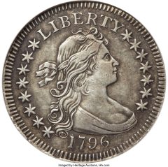 1796 Draped Bust Quarter XF45