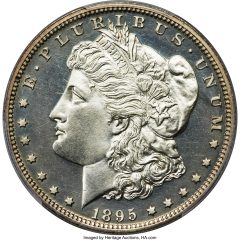 1895 Morgan Dollar PR63