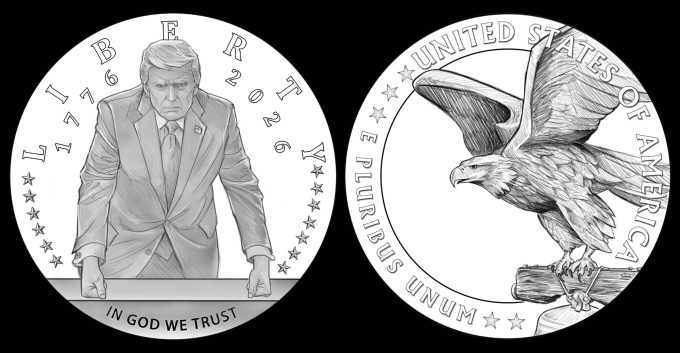 2026 President Trump Gold Coin Design - Obverse and Reverse | CoinNews 2026 President Trump Gold Coin Design - Obverse and Reverse