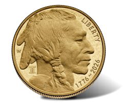 2026-W Proof American Gold Buffalo – Obverse