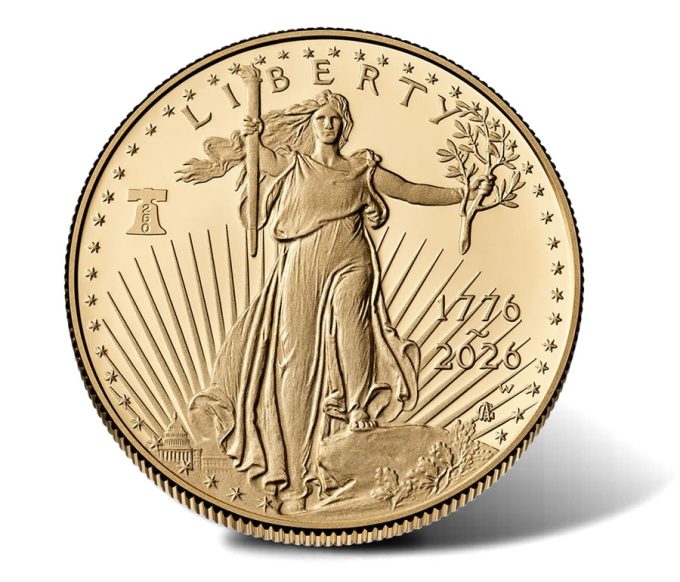 2026-W Proof American Gold Eagle - Obverse