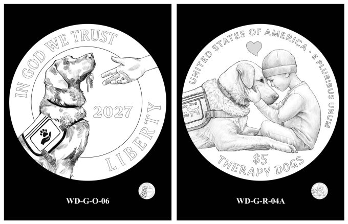 America's VetDogs 2027 Working Dog Gold Coin Design Preferences | CoinNews America's VetDogs 2027 Working Dog Gold Coin Design Preferences