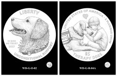 CCAC 2027 $5 Working Dog Gold Coin Design Recommendations