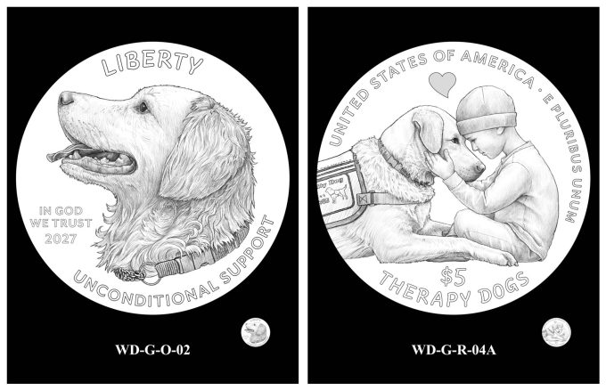 CCAC 2027 Working Dog Gold Coin Design Recommendations | CoinNews CCAC 2027 Working Dog Gold Coin Design Recommendations