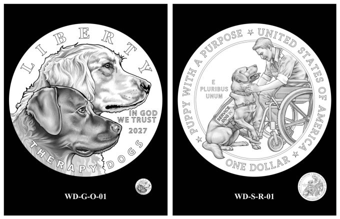 CFA 2027 Working Dog Silver Dollar Design Recommendations | CoinNews CFA 2027 Working Dog Silver Dollar Design Recommendations