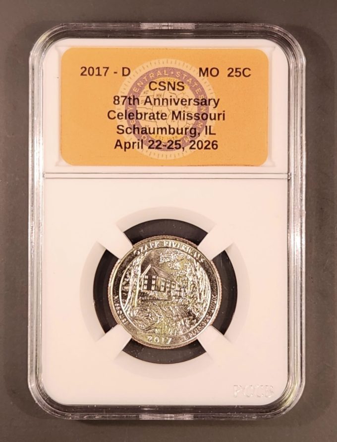 CSNS 2017-D Ozark quarter