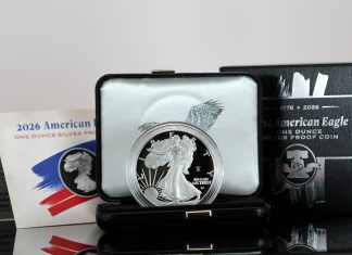 Most Early 2026 U.S. Mint Coins Now Unavailable CoinNews photo 2026-W Proof American Silver Eagle in Packaging