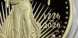 US Mint Sales: 2026 Proof Gold Eagles Maintain Lead CoinNews photo showing dual date of 2026-W Proof American Gold Eagle