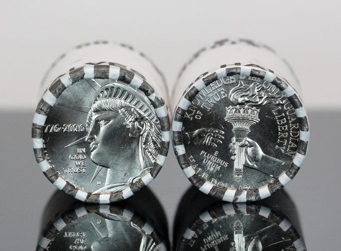 CoinNews rolls of circulating 1776-2026 Enduring Liberty half dollars