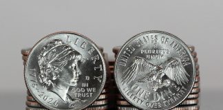 1776-2026 Dime: U.S. Mint Rolls and Bags Arrive April 17 CoinNews photo shows 2026 Semiquincentennial dimes already appearing in circulation