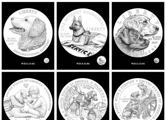 US Mint Selects 37 Artists for Coin and Medal Designs Examples 2027 Working Dog Coin Designs Recommended