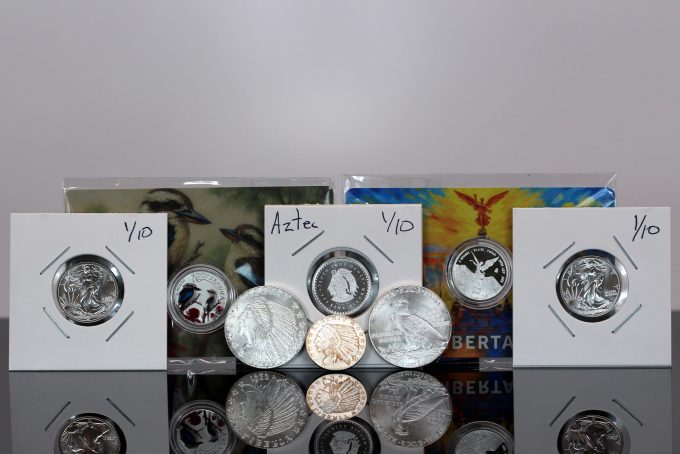 Examples of Fractional-Sized Silver Rounds