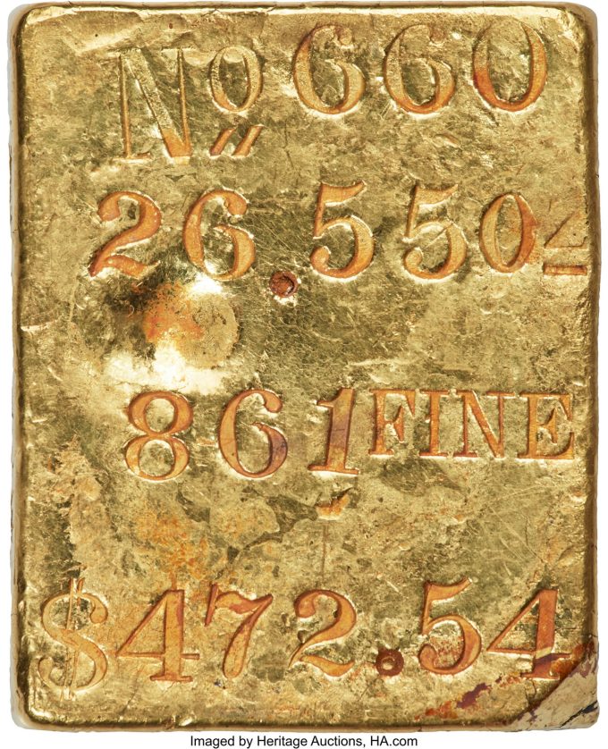 Kellogg Humbert Gold Ingot 2655 Ounces | CoinNews Kellogg Humbert Gold Ingot 2655 Ounces