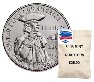 Mint image 2026 Semiquincentennial Revolutionary War Quarter and Bag