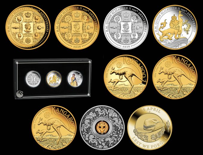 Perth Mint of Australia April 2026 Coin Releases