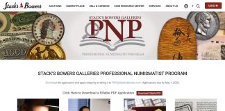 Stack’s Bowers Opens Applications for 2026 Professional Numismatist Program Stack's Bowers PNP website screen shot