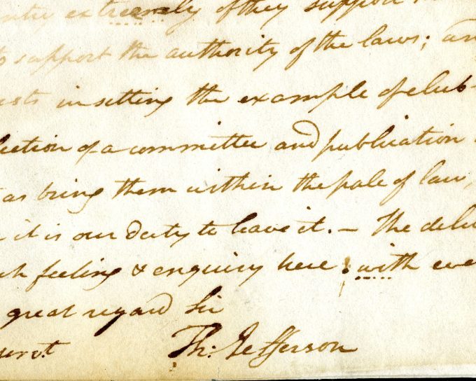 Thomas Jefferson's signature