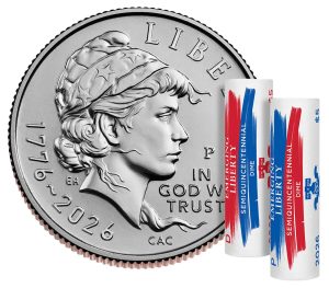 U.S. Mint product image for the 1776-2026 P&D Emerging Liberty Dime Two-Roll Set