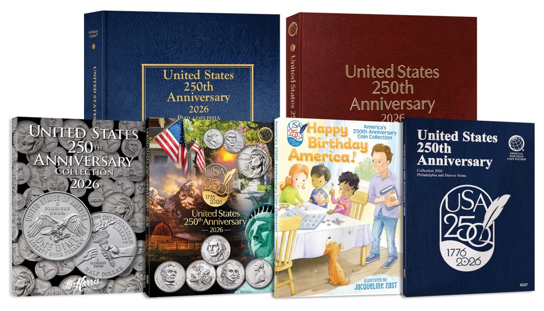 Whitman Launches US 250th Anniversary Coin Albums & Folders