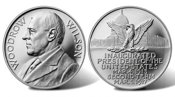 Woodrow Wilson Presidential Silver Medal | CoinNews Woodrow Wilson Presidential Silver Medal