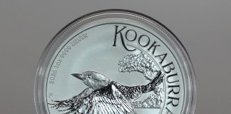 Perth Mint Bullion Sales Cool After February Surge 2026 Australian Kookaburra 1oz Silver Bullion Coins - Reverse