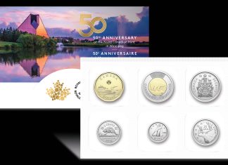 Royal Canadian Mint Marks 50 Years in Winnipeg With New Coin Set Collector Edition Non-Circ Set 50th Ann RCM Winnipeg