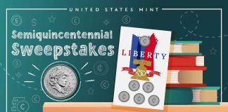 U.S. Mint Sweepstakes Offers 1776-2026 Dimes to Teachers U.S. Mint promotional image for its Semiquincentennial Sweepstake