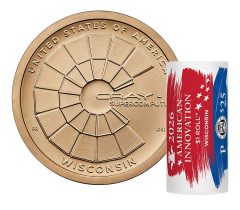 Roll of 2026-P American Innovation Dollars for Wisconsin