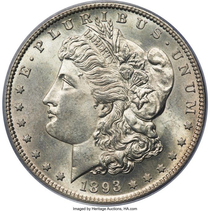 1893-S Morgan Dollar, MS63