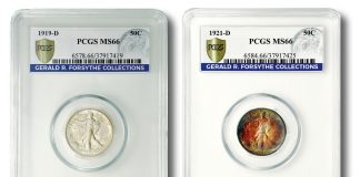 Kelleher Auctions to Present $20 Million Exhibit at Boston 2026 World Expo 1919-D and 1921-D Walker PCGS MS66