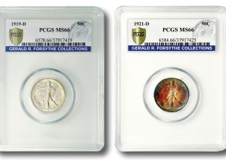 Kelleher Auctions to Present $20 Million Exhibit at Boston 2026 World Expo 1919-D and 1921-D Walker PCGS MS66
