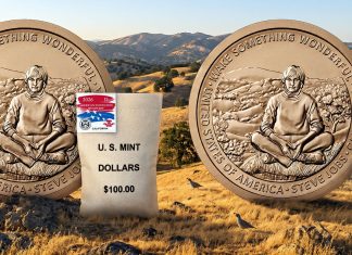 U.S. Mint Launches 2026 California $1 Featuring Steve Jobs, Liberty Bell Privy 2026 California American Innovation Dollar - Rolls and Bags