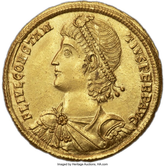 Constantius II, as Augustus AV medallion of 2-solidi