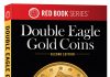 Whitman’s Double Eagle Gold Coins Guide Returns in Full Color Book cover for Double Eagle Gold Coins, Red Book Series, Second Edition, featuring a large gold coin and author Q. David Bowers; foreword by John Dannreuther.