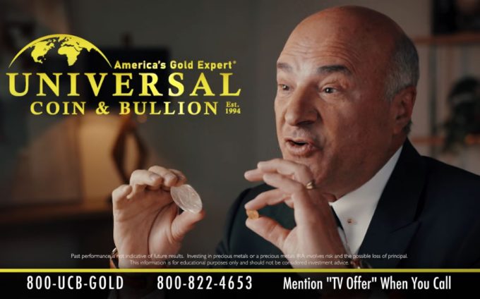 Kevin O'Leary in UCB TV ad