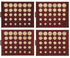 Part of China gold Panda set 1982-2025