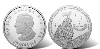 Royal Canadian Mint Issues Silver Coin for RMC’s 150th Anniversary 2026 $20 150th Anniversary RMC Silver Coin