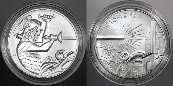Best of the Mint 1916 Mercury Companion Silver Medal - Obverse and Reverse