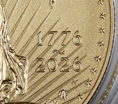 CoinNews 2026-W Enhanced Uncirculated Gold Eagle – Dual Date