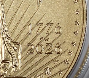 CoinNews 2026-W Enhanced Uncirculated Gold Eagle - Dual Date