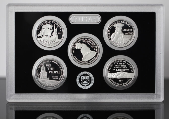 CoinNews Semiquincentennial 1776-2026 S Proof Silver Quarters - Reverses