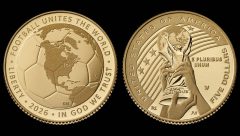 FIFA World Cup 2026 $5 Gold Coin – Obverse and Reverse