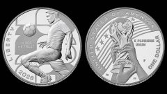 FIFA World Cup 2026 Silver Dollar – Obverse and Reverse